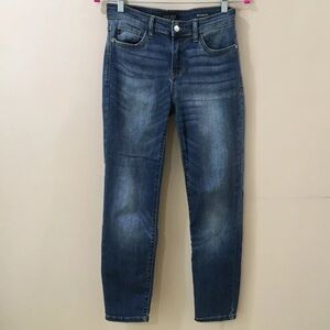 Judy Blue Jeans Relaxed Fit Dark Blue Denim Pants Skinny Stretch 7/28